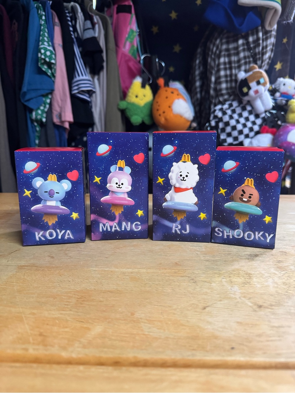 BTS BT21 McDonald’s Keychains - Mang, Shooky, Koya, RJ - Picture 2 of 3